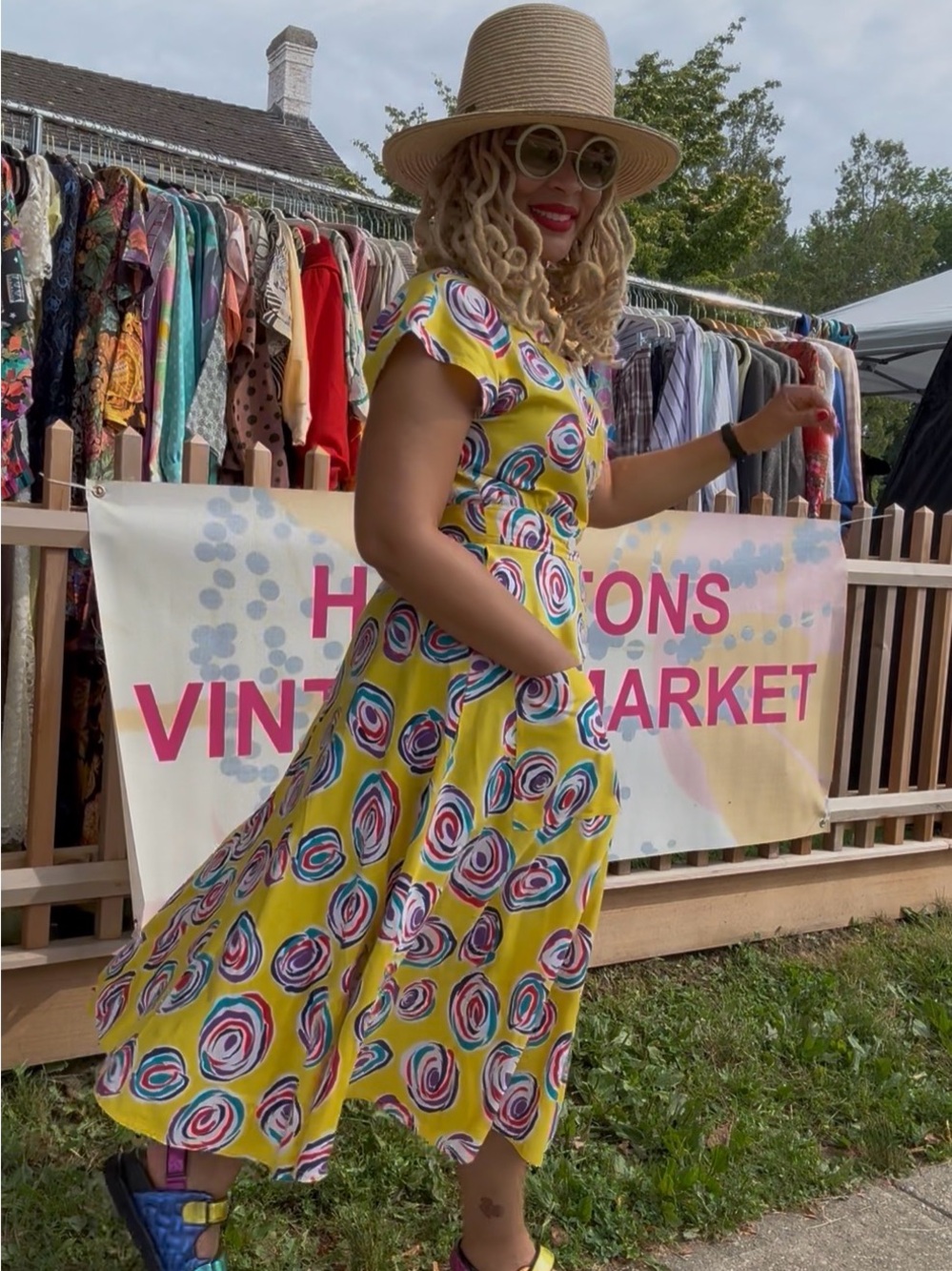VINTAGE MIDI DRESS